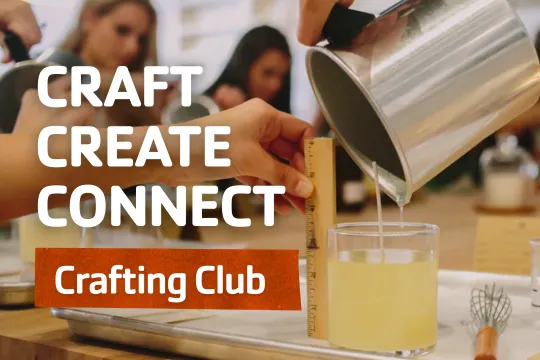 Crafting club graphic.