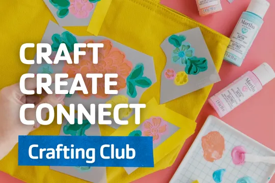 Crafting Club Decorated Summer Totes Painting