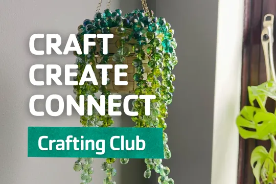 Crafting Club Beaded Hanging Planters