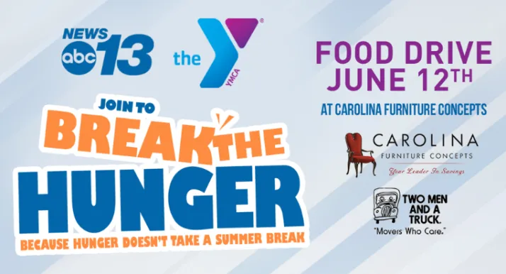 A blog header for the Break the Hunger event.