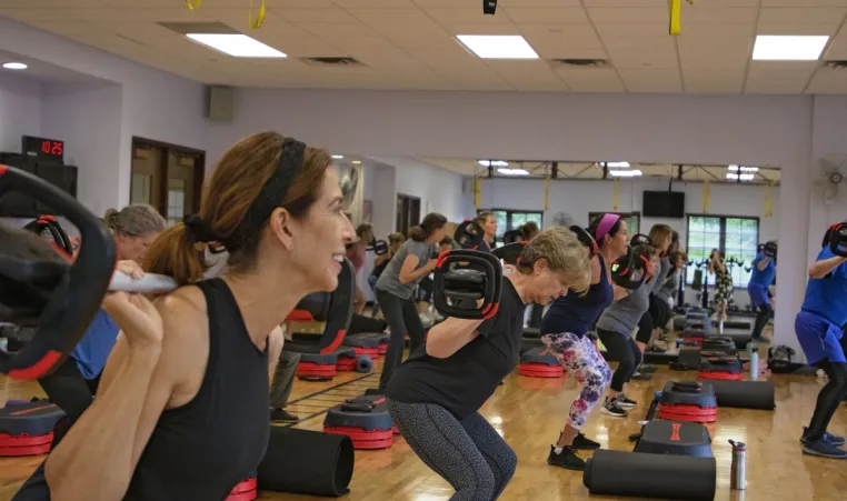 Les mills group exercise class HIIT