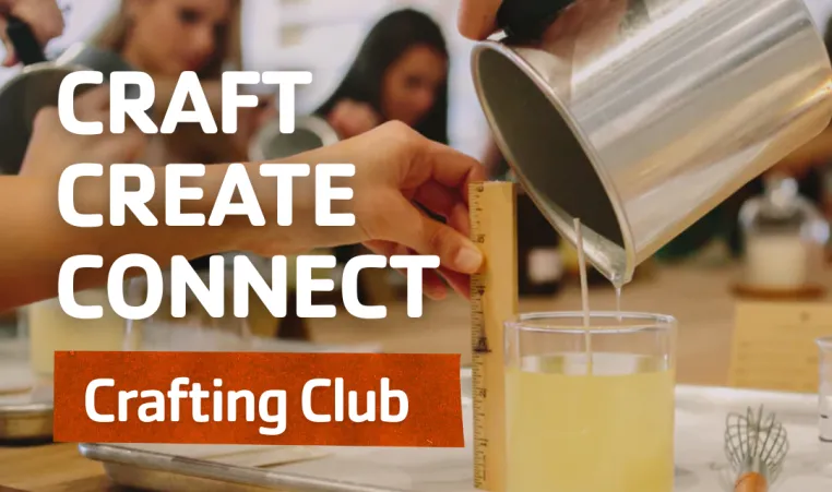 Crafting club graphic.