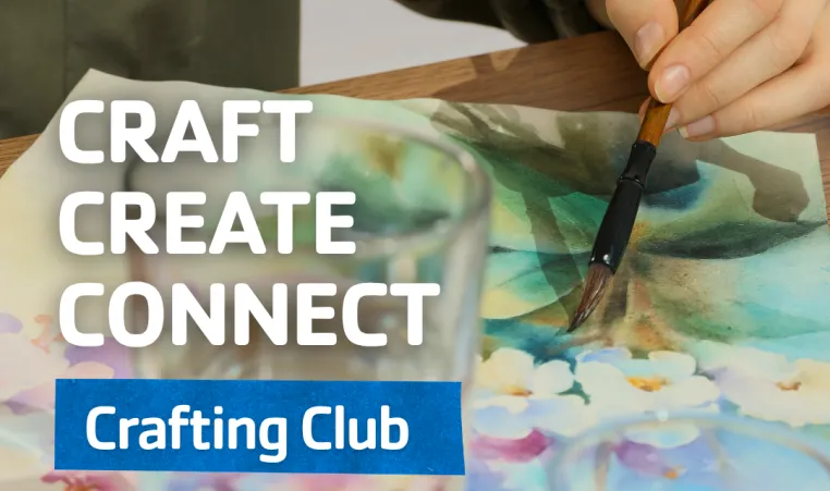 Crafting club graphic.